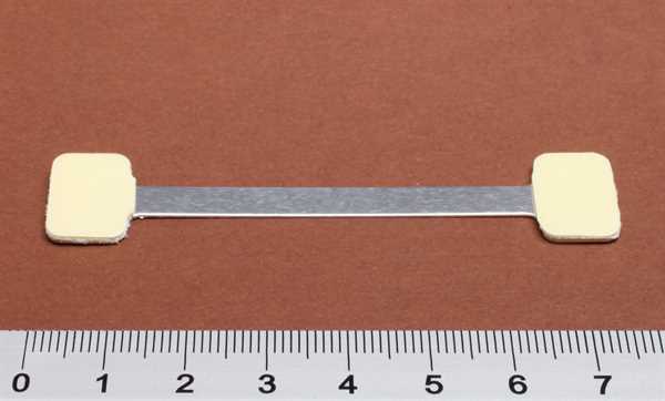 Twinstick 75mm (Alu) mit 2 Klebeflächen (15x10mm)